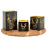Lacquered metal candle holders Deer