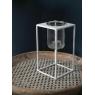 Metal and weaving open rattan coffee tables 