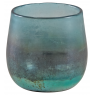 Stained glass candle holder