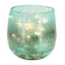 Stained glass candle holder