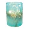 Stained glass candle holder