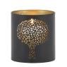 Lacquered metal candle holder Tree