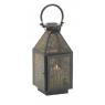 Lacquered metal lantern