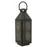 Lacquered metal lantern