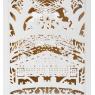 Lacquered white metal lantern