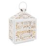 Rectangular lacquered metal lantern