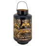 Lacquered metal lantern
