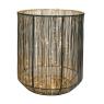 Gold color metal candle holder