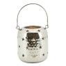 Aluminium embossed lantern Stars