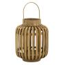 Bamboo and metal lantern