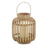 Bamboo and metal lantern