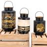 Lantern in cut metal