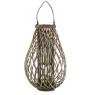 Grey willow and glass lantern