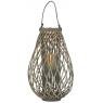 Grey willow and glass lantern