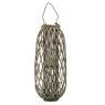 Grey willow and glass lantern