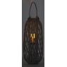 Grey willow and glass lantern