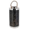 Metal and rope lantern - Leaves