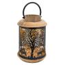 Wooden and metal lantern - Deer