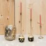Aluminium candle holders