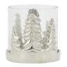 Candle holder in aluminium