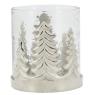 Candle holder in aluminium