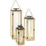 Lanterns in pine wood