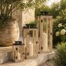 Lanterns in pine wood
