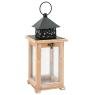 Lantern in pine tree and metal