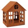 Lanterne maison en métal vieilli