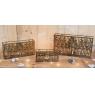 Set of 3 metal lanterns