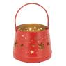 Lacquered metal lantern