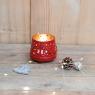 Lacquered metal lantern
