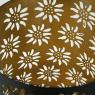Lacquered metal candle holders
