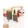 Lacquered metal candle holders