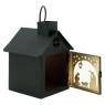 Lacquered metal candle holder