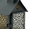 lacquered metal candle holder