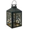 lacquered metal candle holder