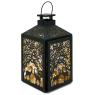 lacquered metal candle holder