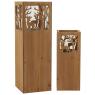 Pine wood lanterns