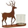 Metal candle holder