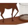 Metal candle holder