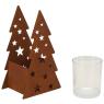 Metal candle holder