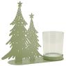 Metal candle holder