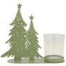 Metal candle holder