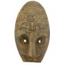 Patinated wood mask