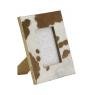 Cow skin photo frame