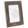 Recycled wood and glass photo frames Line Art