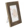 Recycled wood and glass photo frames Line Art