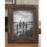 Recycled wood and glass photo frames Line Art