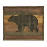 Painted wood frame - Bear